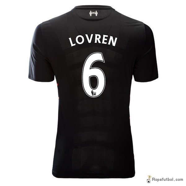 Camiseta Liverpool Replica Segunda Ropa Lovren 2016/17 Negro